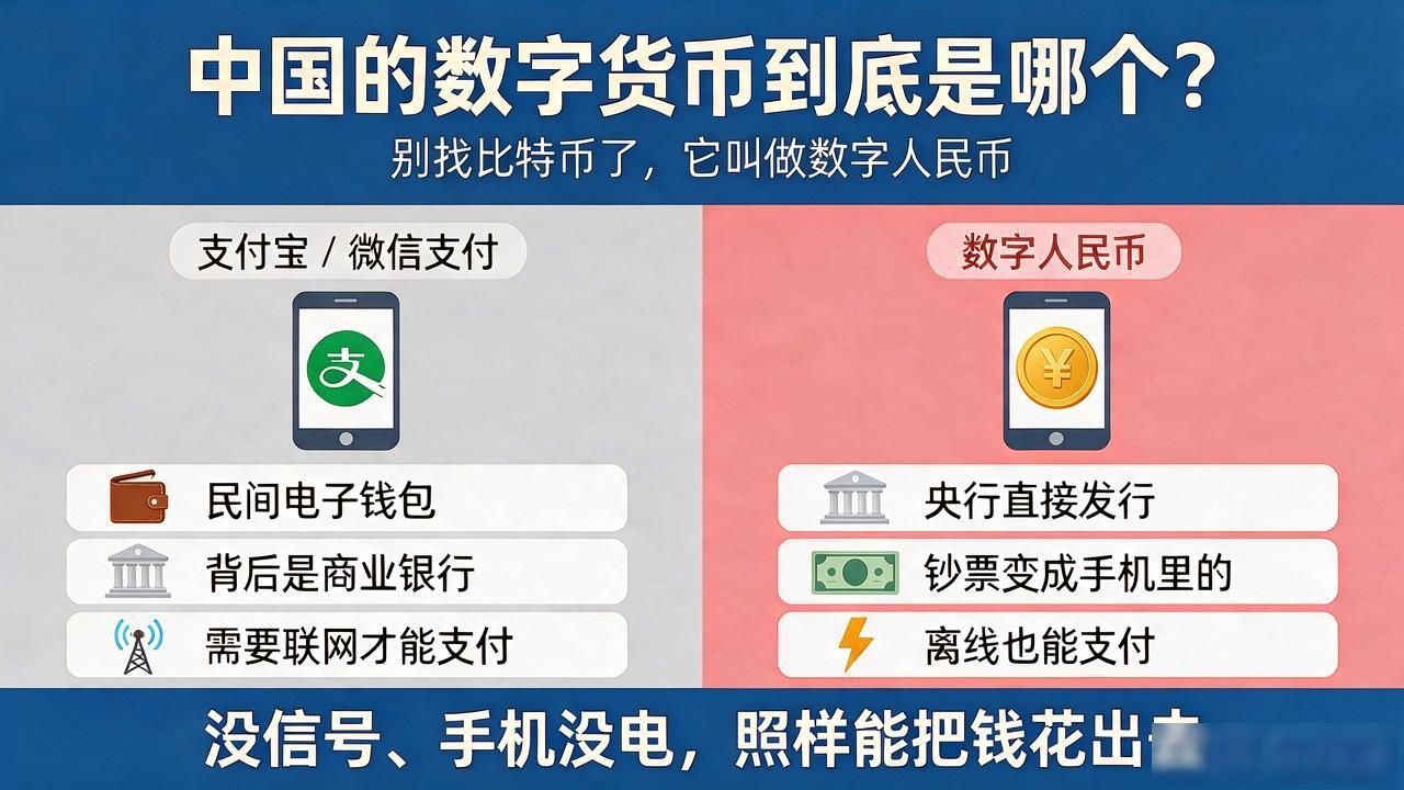 数字人民币和支付宝微信支付区别_中国的数字货币是哪个_数字人民币与比特币的区别