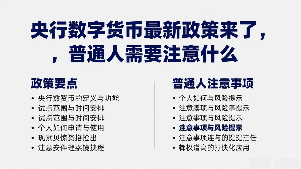 央行数字货币最新政策_数字人民币监管框架_央行数字货币最新政策