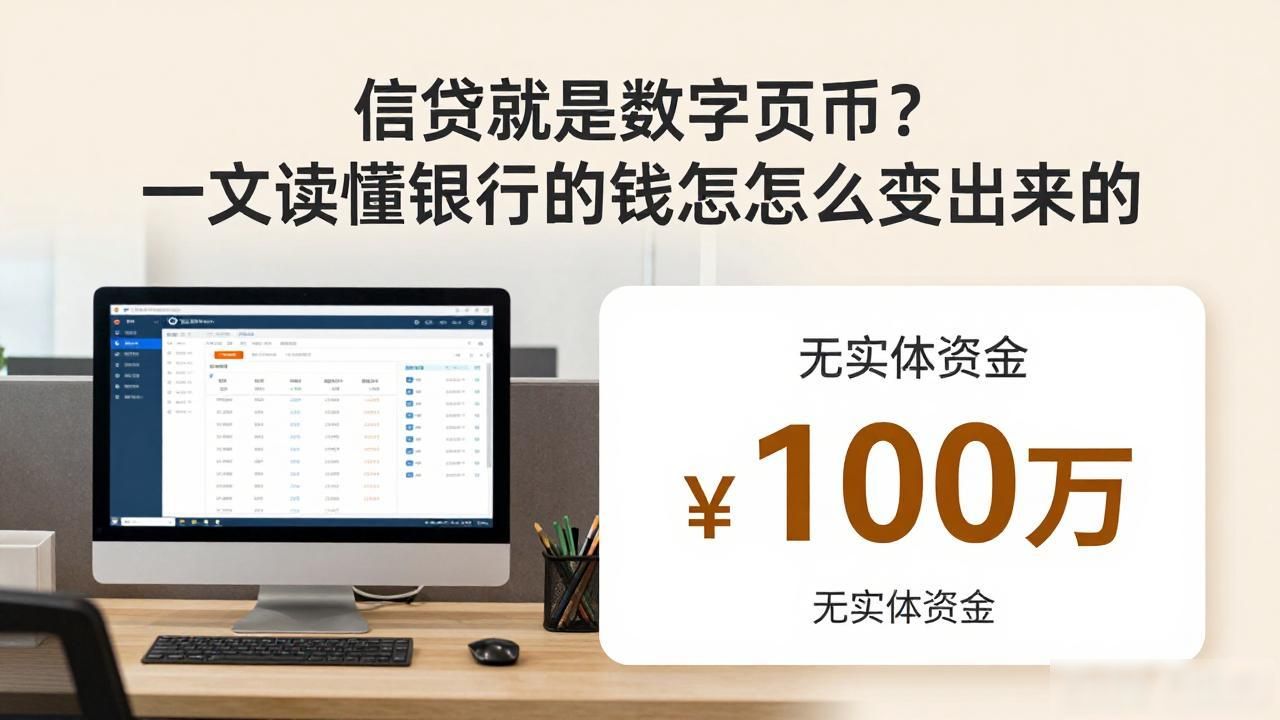 银行信贷货币创造机制_信用创造货币原理_信贷是数字货币