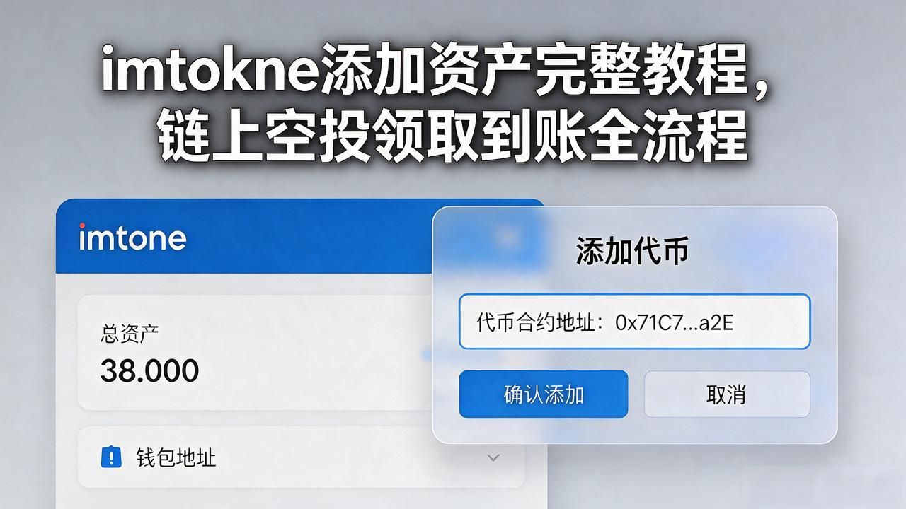 imtoken空投领取操作步骤_imtoken添加资产合约地址_imtoken添加资产空投