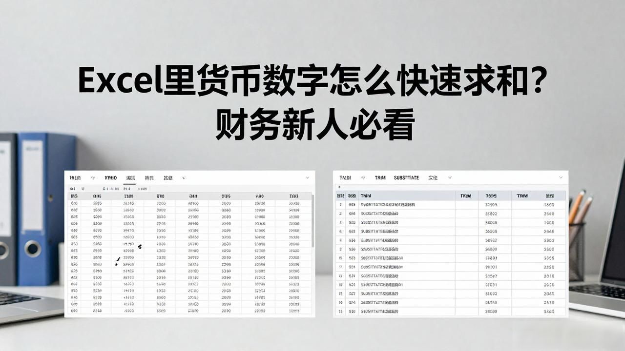 货币的数字怎么求和啊_财务工作中Excel求和技巧_处理金额数据求和方法