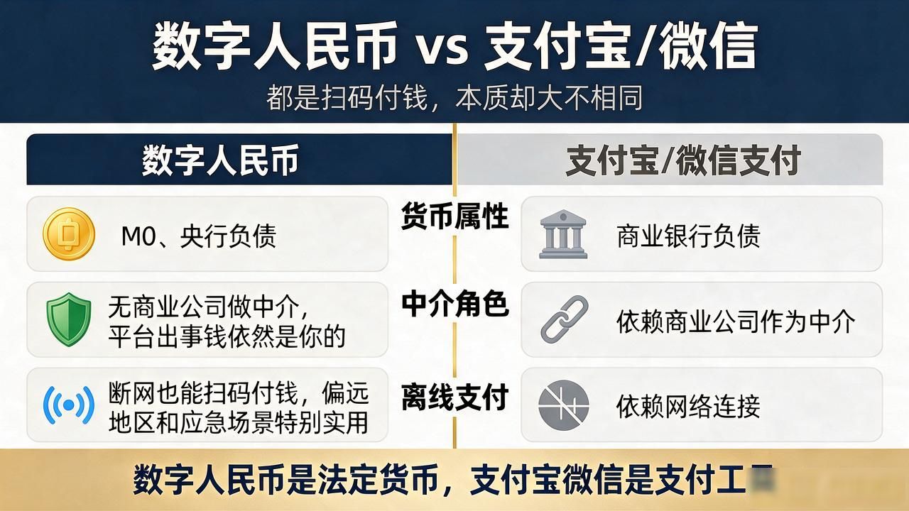 中国发什么数字货币啊_数字人民币离线支付功能_数字人民币和支付宝微信的区别