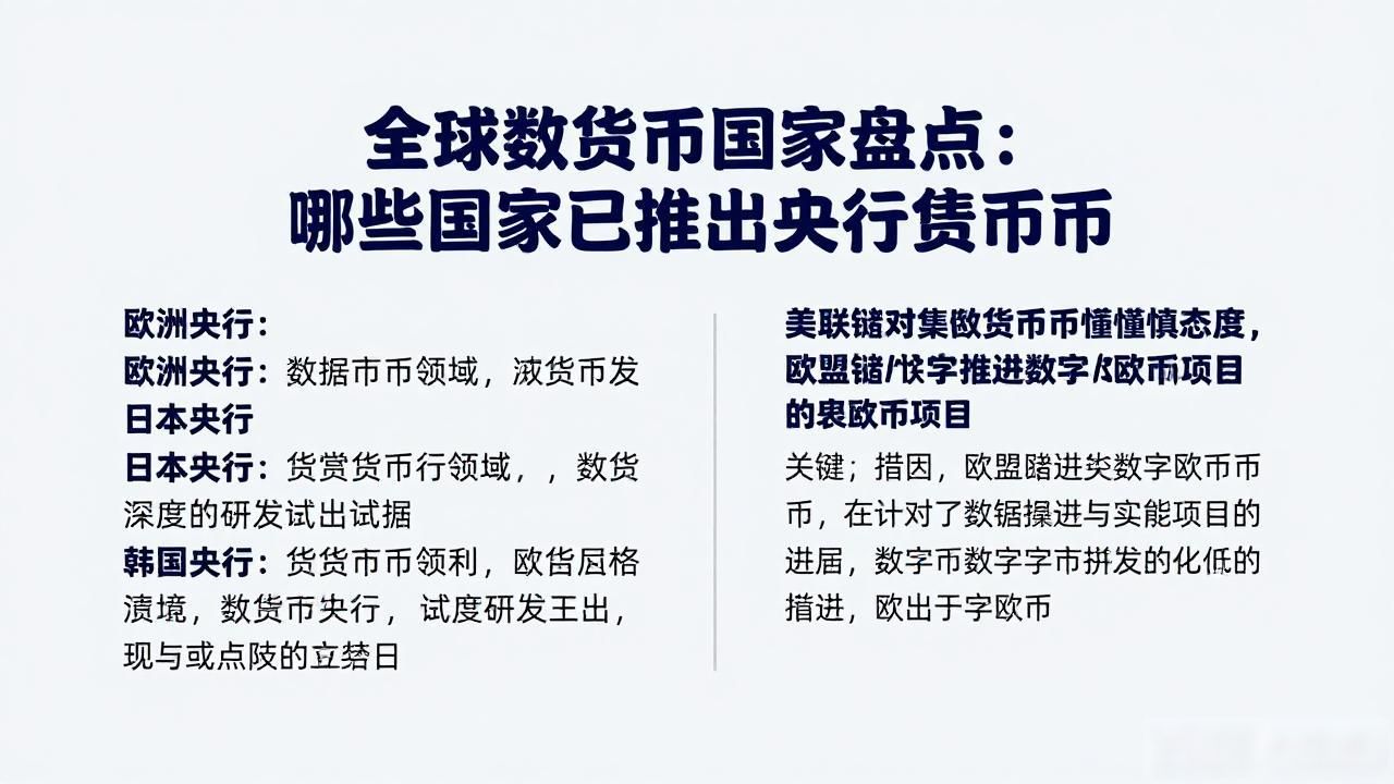 央行数字货币发展_数字货币全球趋势_数字货币有什么国家