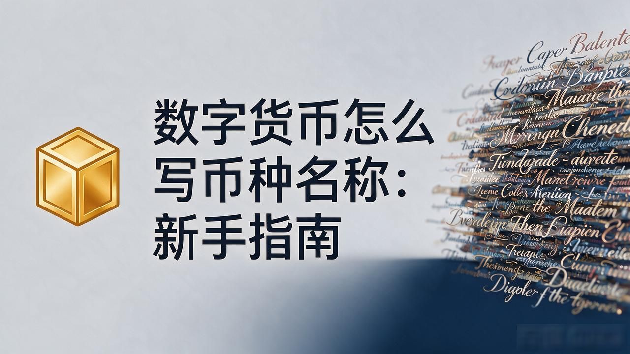 币种描述撰写技巧_数字货币项目命名_数字货币怎么写币种
