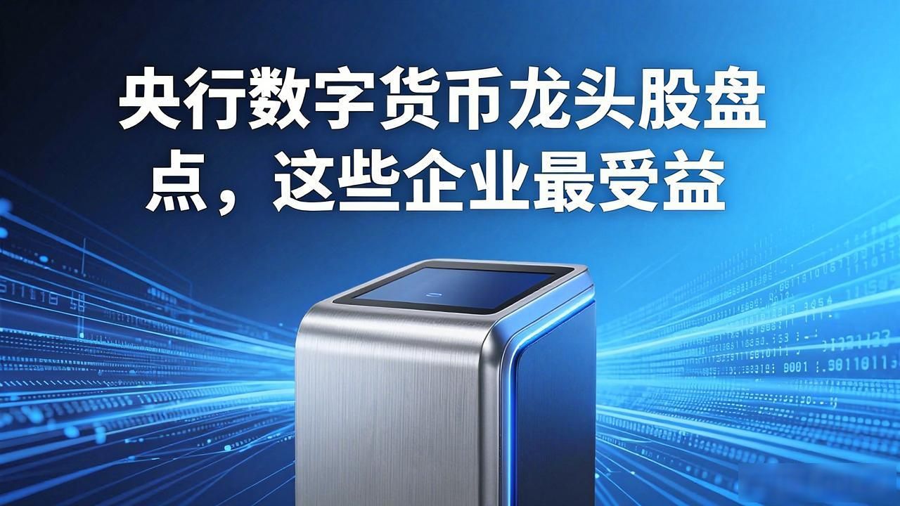 央行数字化货币龙头_央行数字货币产业链_数字人民币支付终端改造