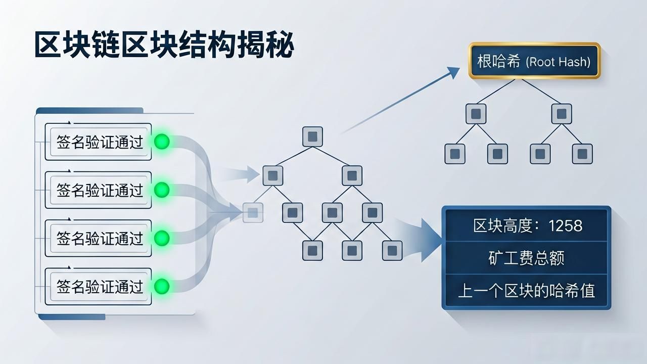 区块链区块的结构_加密货币区块头部_比特币区块构造