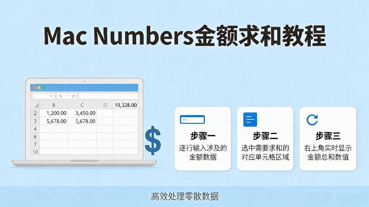 苹果电脑货币数字求和_苹果电脑求和_Mac计算器求和