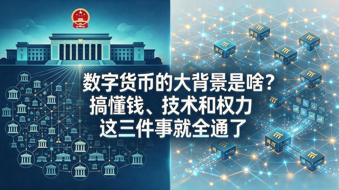 数字货币的大背景是啥_货币端技术端权力端解析_数字货币背后三大驱动力