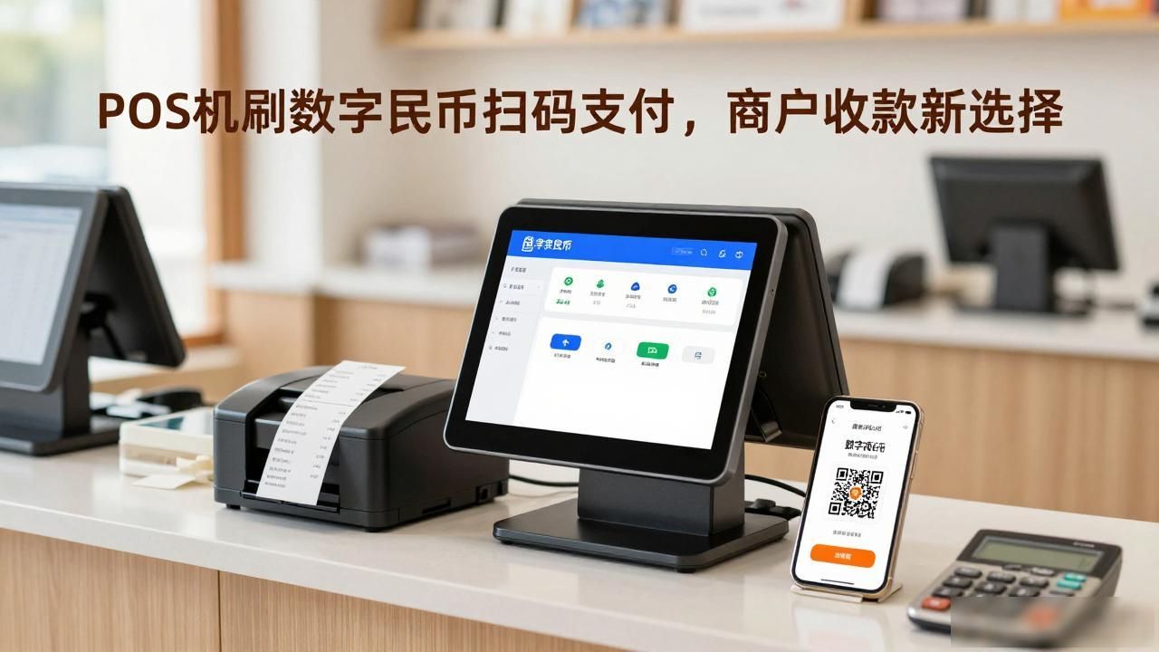 数字人民币POS机升级教程_pos机数字货币扫码_POS机支持数字人民币扫码收款