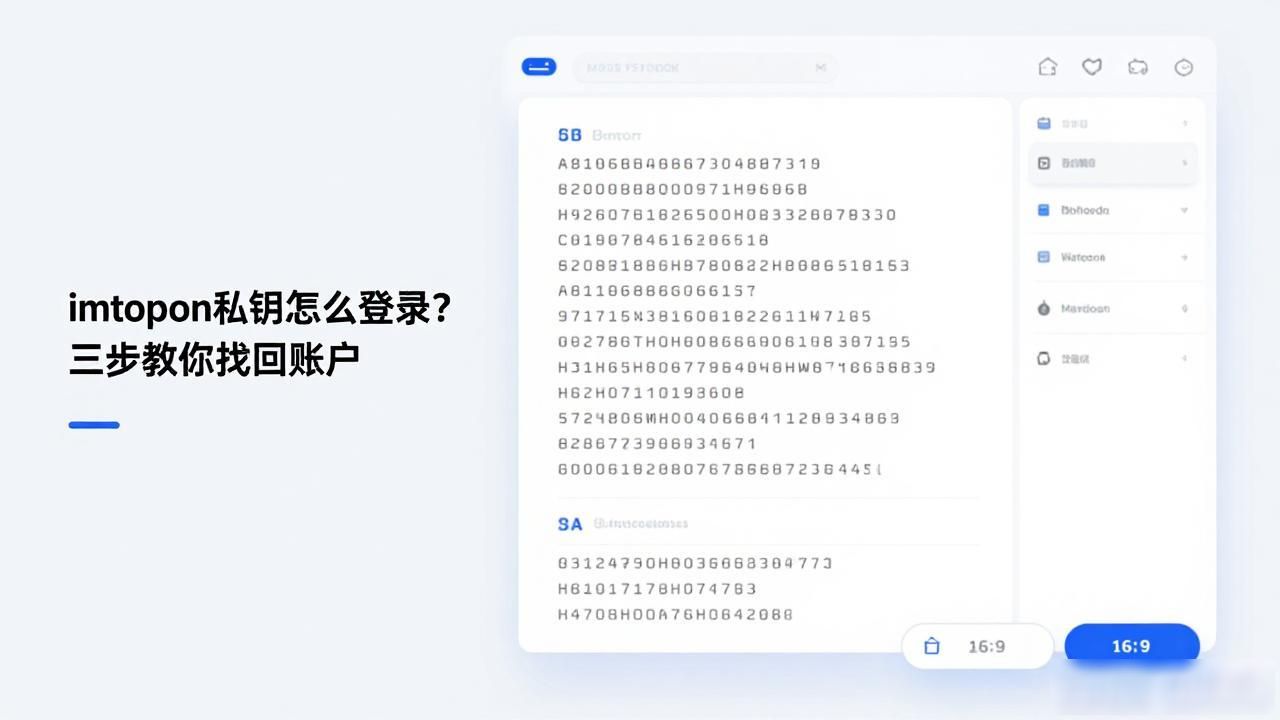 imtoken私钥怎么登录_私钥登录IMToken_找回加密货币资产