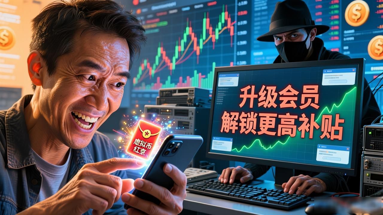 数字货币补贴骗局套路_反诈 数字货币补贴 骗局