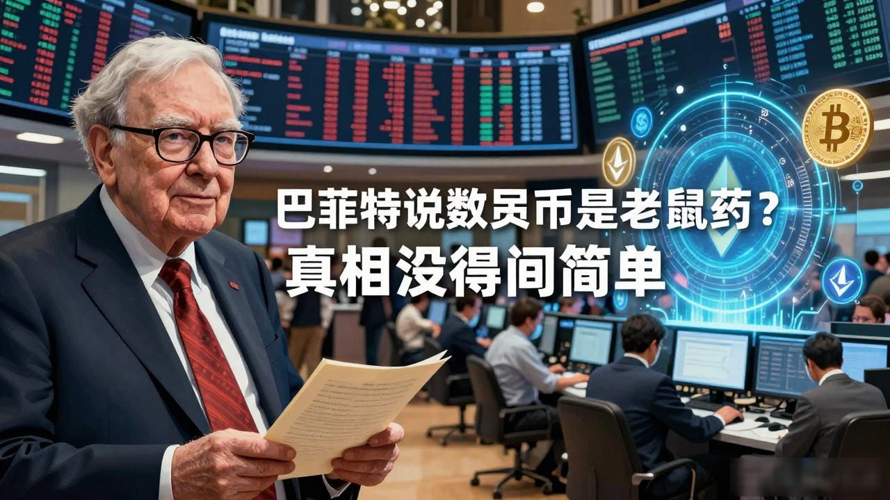 巴菲特认为的数字货币_巴菲特称比特币为老鼠药的真正含义_巴菲特反对比特币投机而非区块链技术
