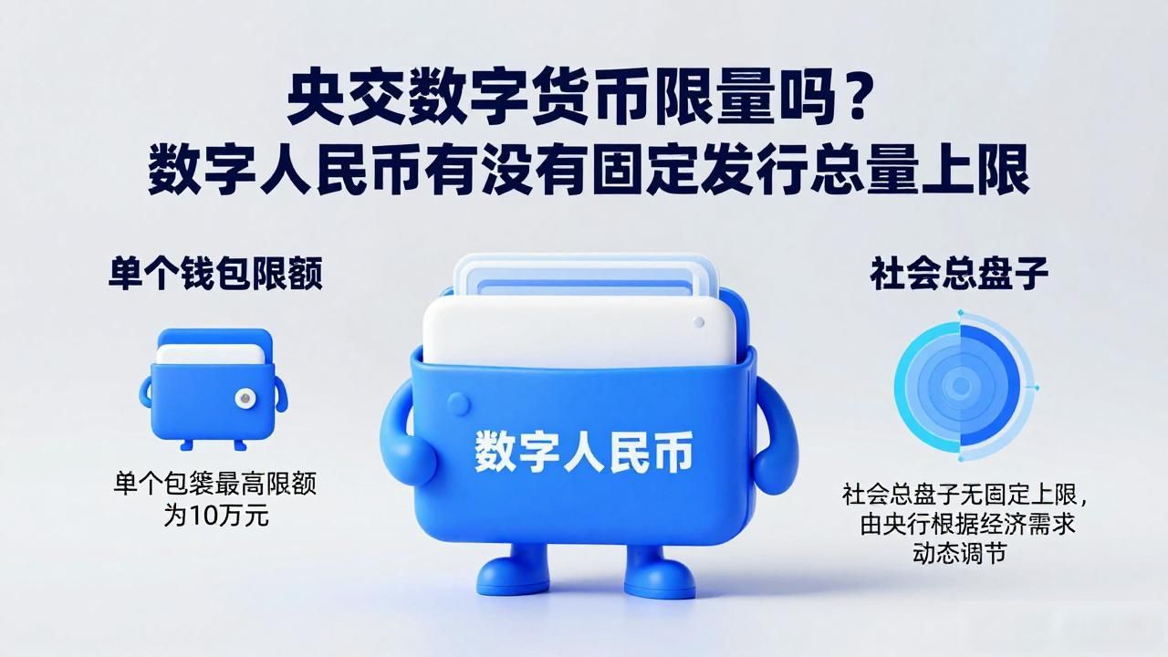 央行数字货币限量吗_数字人民币供应量是否固定_央行数字货币有没有总量上限