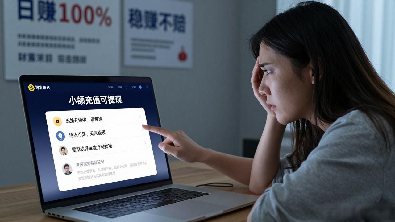 数字货币骗局_数字货币app骗局套路有哪些_虚假K线图收益曲线