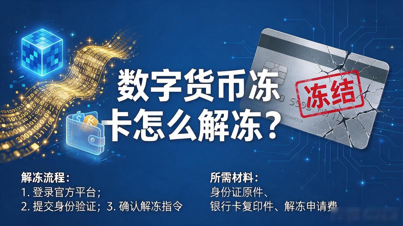 银行解冻流程_银行卡冻结原因_数字货币冻卡怎么解冻