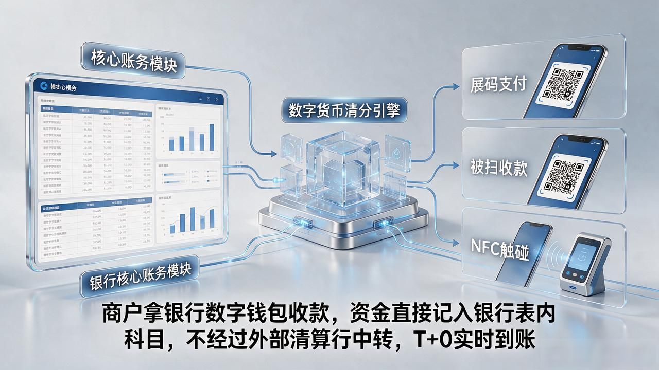 银行数字货币运营_银行怎么接收数字货币_数字人民币清算体系