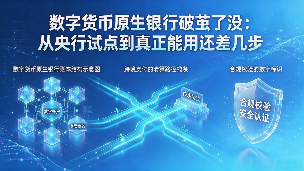 数字人民币原生银行试点_数字货币原生银行破茧_交易所托管数字资产清算