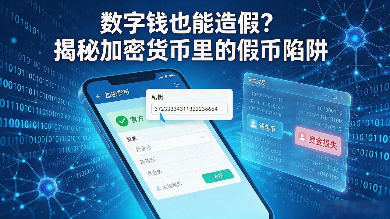虚假代币骗局_数字货币假币防范_数字化货币假币