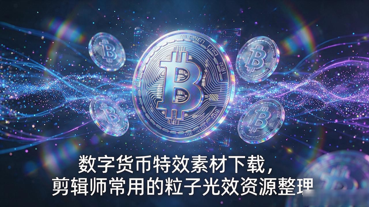 金融科技短视频粒子光效制作技巧_数字货币特效素材_数字货币特效素材C4D AE模板