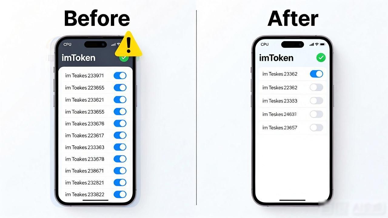 imToken官网版操作慢技巧_清理缓存减少监控地址数量_imToken官网版下载的使用效率提升技巧