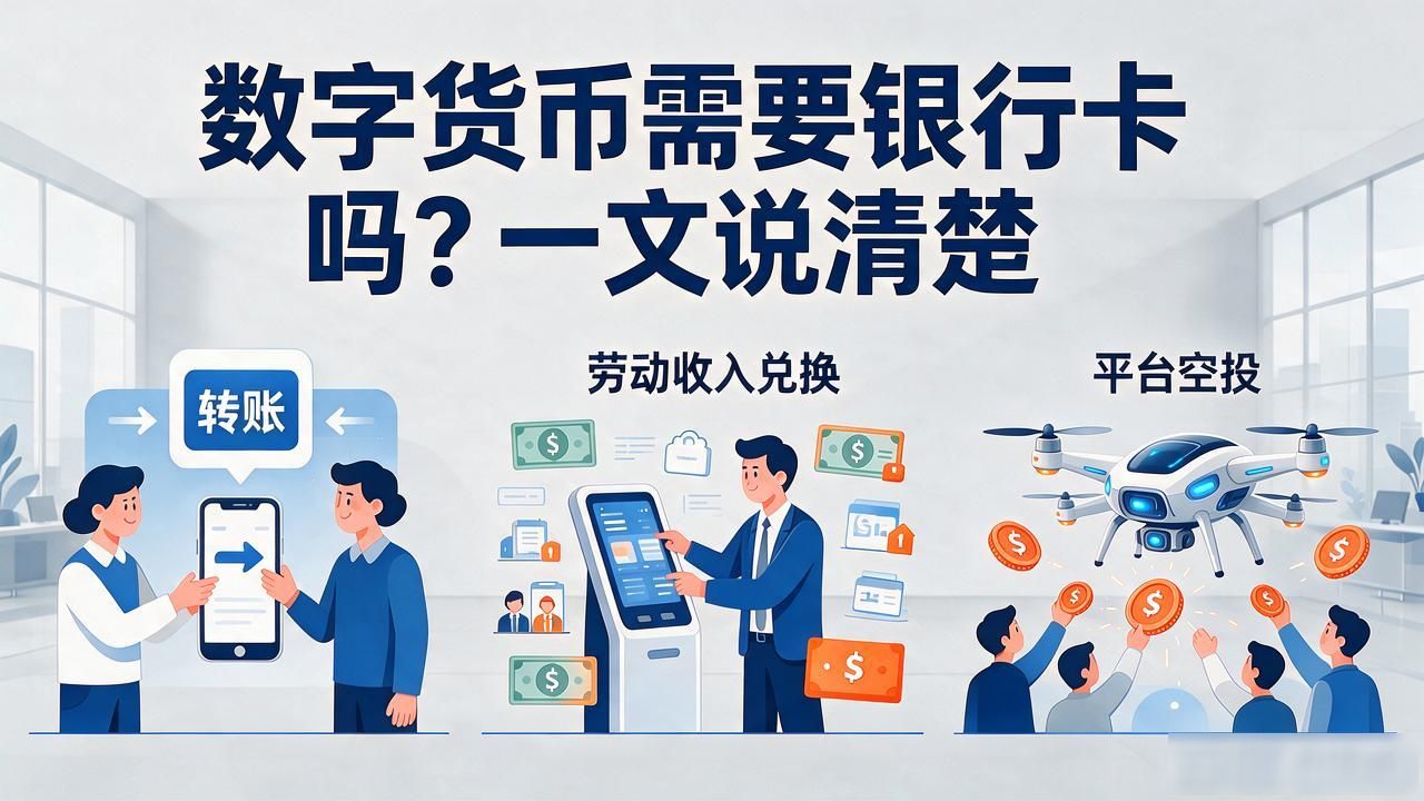 数字货币需要银行卡吗_数字货币和银行卡的区别 数字货币是否需要银行卡 数字货币脱离银行体系运行